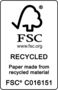 FSC® Recycled FSC® Recycled